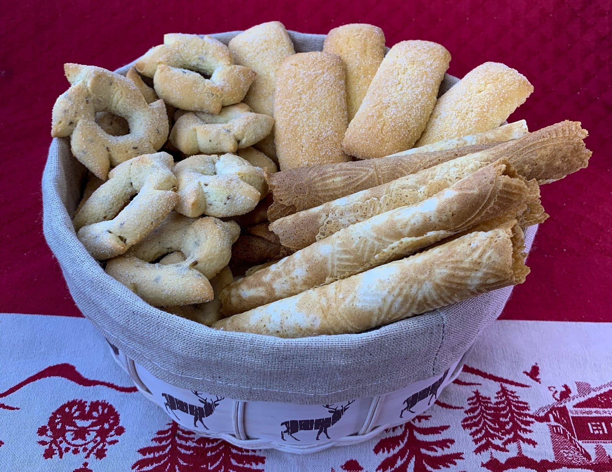 Spécialités du terroir fribourgeois — corbeille de produits Audergon