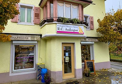 Devanture de la Boulangerie Audergon, Vuadens